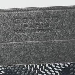 مملوكة مسبقًا محفظة بطاقات جويارد سان سولبيس جلد وكانفاس جوياردين مقوى سوداء