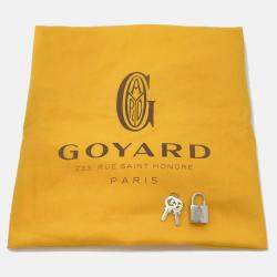 Pre Owned Goyard Ambasard Black Pvc Leather Size Mm