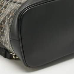 Pre Owned حقيبة ظهر جويارد ألپين جويارديان كانفاس مقوى وجلد سوداء MM