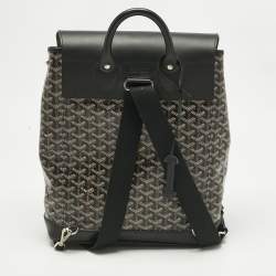 Pre Owned حقيبة ظهر جويارد ألپين جويارديان كانفاس مقوى وجلد سوداء MM