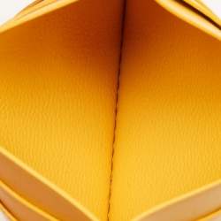 Pre Owned Goyard Yellow Goyardine Coated Canvas and Leather Saint Sulpice Card Holder