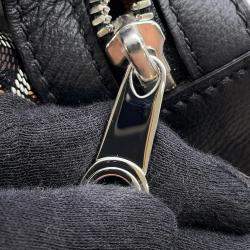 Pre Owned Goyard Sisal Bread Backpack Black Pvc Size MM