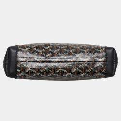 مملوكة مسبقًا Goyard Black/Brown Coated Canvas Conti Pouch