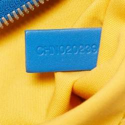 Pre Owned Goyard Boeing 25 Trousse Blue Goyardine Coated Canvas Pouch