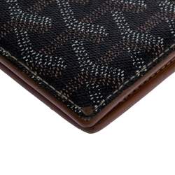 Goyard Brown/White Coated Canvas Victoire Bifold Wallet