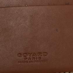 Goyard Brown/White Coated Canvas Victoire Bifold Wallet