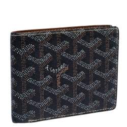 Goyard Brown/White Coated Canvas Victoire Bifold Wallet