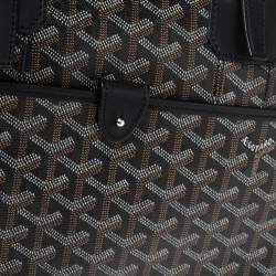 Goyard Black Goyardine Canvas and Leather Ambassade PM Briefcase
