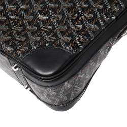 Goyard Black Goyardine Canvas and Leather Ambassade PM Briefcase