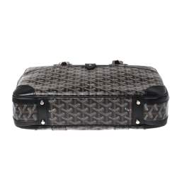 Goyard Black Goyardine Canvas and Leather Ambassade PM Briefcase