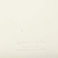 Goyard White Goyardine Coated Canvas Saint Florentin Wallet