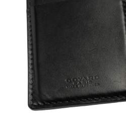 Pre Owned Goyard Black Goyardine Coated Canvas Saint Pierre Bifold Card Holder