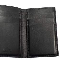 Pre Owned Goyard Black Goyardine Coated Canvas Saint Pierre Bifold Card Holder