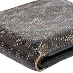 Goyard Brown/White Coated Canvas Victoire Bifold Wallet