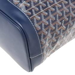 Goyard Blue Goyardine Canvas And Leather Alpin Backpack