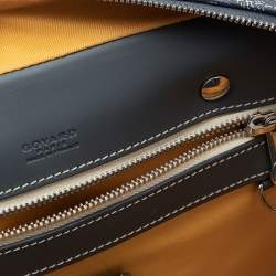 Goyard Grey Goyardine Canvas and Leather Ambassade MM Briefcase