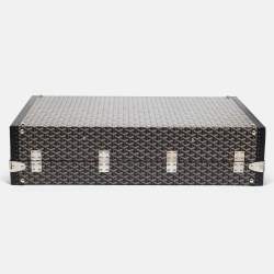 Goyard Black Goyardine Canvas And Leather Hotel 80 Grand Trunk Case