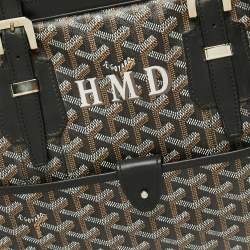 Goyard Black Goyardine Canvas and Leather Ambassade Briefcase