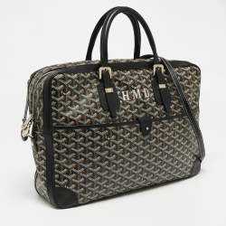 Goyard Black Goyardine Canvas and Leather Ambassade Briefcase