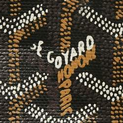 Goyard Black Goyardine Coated Canvas Steamer PM Bag