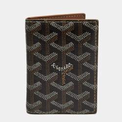 Goyard Brown Goyardine Coated Canvas Saint Pierre Bifold Card Holder
