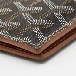 Goyard Brown Goyardine Coated Canvas Saint Pierre Bifold Card Holder