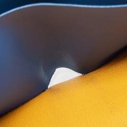 Pre Owned Goyard Blue Goyardine Coated Canvas Bi-Fold Wallet