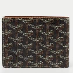 Goyard Brown Goyardine Coated Canvas Victoire Wallet