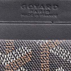 Goyard Black Goyardine Coated Canvas and Leather Saint Sulpice Card Holder