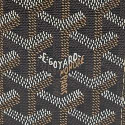 Goyard Black/Brown Goyardine Coated Canvas St.Marc Card Wallet
