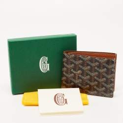 Goyard Brown Goyardine Coated Canvas Victoire Bifold Wallet