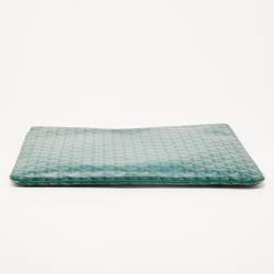 Pre Owned Goyard Green Goyardine Coated Canvas Senat GM Clutch