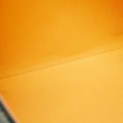 Pre Owned Goyard Green Goyardine Coated Canvas Senat GM Clutch