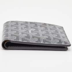 Goyard Grey Goyardine Coated Canvas Victoire Bifold Wallet