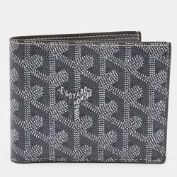 goyard victoire wallet (apmvictoire 8cc-51) grey canvas & grey