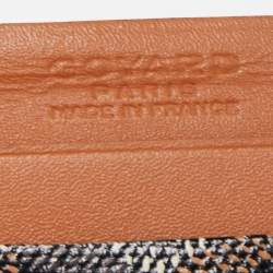 Pre Owned Goyard Brown Goyardine Coated Canvas Saint Sulpice Card Holder