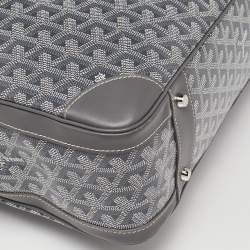 Goyard Grey Goyardine Coated Canvas and Leather Ambassade MM Briefcase Bag