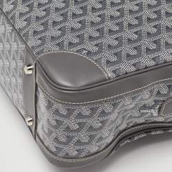 Goyard Grey Goyardine Coated Canvas and Leather Ambassade MM Briefcase Bag