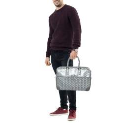 Goyard Grey Goyardine Coated Canvas and Leather Ambassade MM Briefcase Bag
