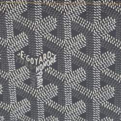 Goyard Grey Goyardine Coated Canvas Victoire Bifold Wallet