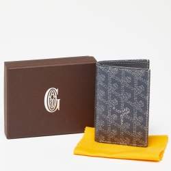 Goyard Grey Goyardine Coated Canvas St. Marc Card Holder