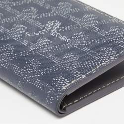 Goyard Grey Goyardine Coated Canvas St. Marc Card Holder
