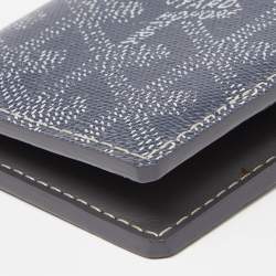 Goyard Grey Goyardine Coated Canvas St. Marc Card Holder
