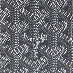 Pre Owned Goyard Grey Goyardine Coated Canvas Saint Pierre Bifold Card Holder