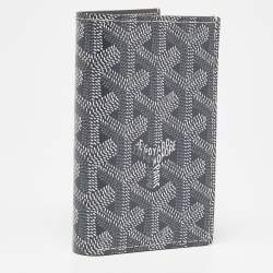 Pre Owned Goyard Grey Goyardine Coated Canvas Saint Pierre Bifold Card Holder