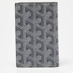 Pre Owned Goyard Grey Goyardine Coated Canvas Saint Pierre Bifold Card Holder