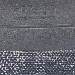 Pre Owned Goyard Grey Goyardine Coated Canvas and Leather Saint Sulpice Card Holder