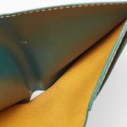 Goyard Green Goyardine Coated Canvas Saint Pierre Card Holder