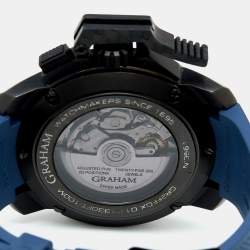 Graham Blue Camouflage PVD Coated Stainless Steel Chronofighter Oversize Black Arrow 2CCAU.U02A.K96N Men's Wristwatch 47 mm