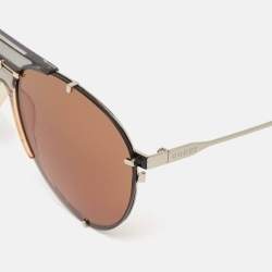 Gucci Brown GG0740S Aviator Sunglasses